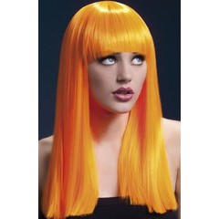  Ярко-оранжевый парик Alexia 
