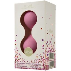  Розовые вагинальные шарики U-tone 