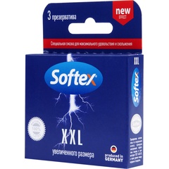  Презервативы увеличенного размера Softex XXL 3 шт 