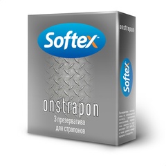  Презервативы для страпонов Softex Onstrapon 3 шт 