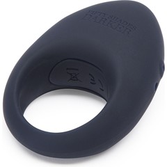  Тёмно-синее эрекционное кольцо Release Together USB Rechargeable Cock Ring 