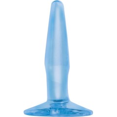  Маленькая голубая анальная пробка Mini Butt Plug 10,8 см 