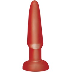  Красная анальная пробка Beginners Butt Plug 10,9 см 