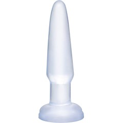  Прозрачная анальная пробка Beginners Butt Plug 10,9 см 