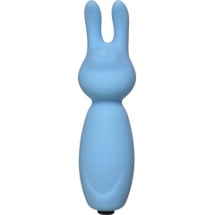  Голубой мини-вибратор Emotions Funny Bunny 