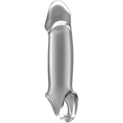  Прозрачная насадка с подхватом Stretchy Penis Extension No.33 