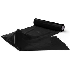  Чёрная широкая лента для тела Body Bondage Tape 20 м 