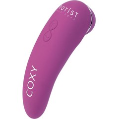  Розовый бесконтактный стимулятор клитора Coxy с вибрацией 