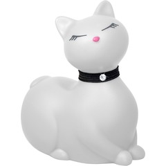  Белый массажёр-кошка I Rub My Kitty с вибрацией 