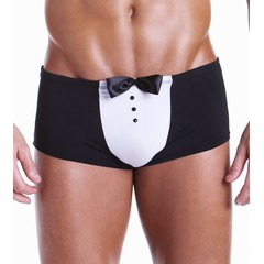  Черные боксеры-смокинги с галстуком-бабочкой 