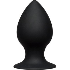  Малая чёрная анальная пробка Kink Ace Silicone Plug 3 8,26 см 