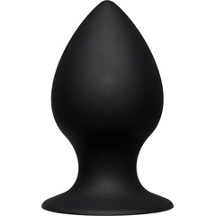  Чёрная анальная пробка Kink Ace Silicone Plug 4.5 11,43 см 