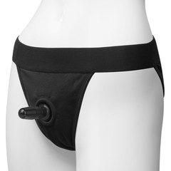  Трусики с плугом Vac-U-Lock Panty Harness with Plug Full Back S/M 