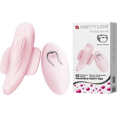  Клиторальный стимулятор Fairy Boat с дистанционным управлением 