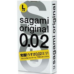  Презервативы Sagami Original 0.02 L-size увеличенного размера 3 шт 