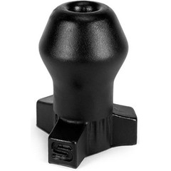  Анальная боеголовка Oxballs Ass Bomb Filler Plug Black S 7,5 см 