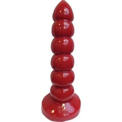  Красная анальная пробка-гигант TSX Prostidude Red 32 см 