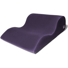  Фиолетовая большая подушка для любви Liberator Hipster с чехлом из вельвета 