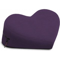  Фиолетовая малая вельветовая подушка-сердце для любви Liberator Retail Heart Wedge 