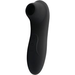  Черный вакуумный стимулятор клитора Curvy 