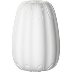  Белый мастурбатор-яйцо Bisedze 