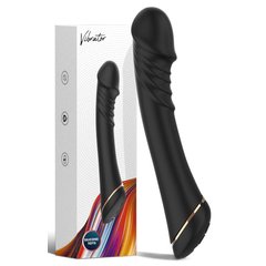  Черный вибратор для G-точки Hancock 20,4 см 