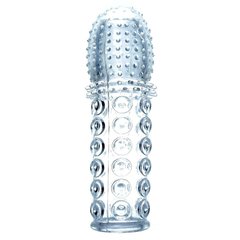  Прозрачная закрытая насадка на пенис 13,5 см 