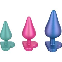  Набор из 3 анальных пробок Romp Luster 
