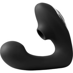  Черный вибратор Greedy Girl Duet 