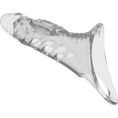  Прозрачная насадка на пенис 22 см 