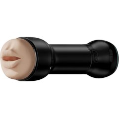  Набор PowerBlow Feel Stroker Mouth: мастурбатор-ротик и интерактивная насадка 