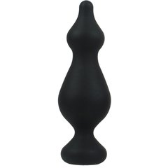  Черная анальная втулка Amuse L 13,8 см 