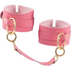  Розовые однослойные кожаные оковы 