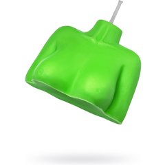  Зеленая сувенирная свеча «Женский силуэт» 