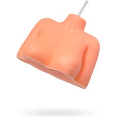  Оранжевая сувенирная свеча «Женский силуэт» 