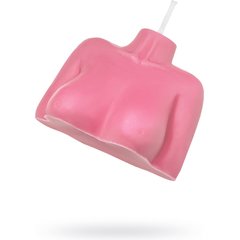  Розовая сувенирная свеча «Женский силуэт» 