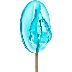  Леденец в форме вагины со вкусом блю кюрасао 50 гр 