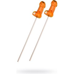  Набор из 2 мини-леденцов в форме члена со вкусом амаретто 