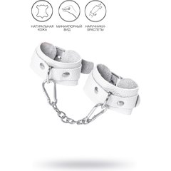  Белые узкие наручники-браслеты со скруглёнными углами 
