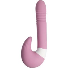  Розовый вибростимулятор зоны G 2-в-1 