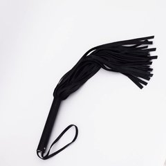  Черный кожаный флоггер 45 см 