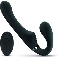  Черный безремневой вибрострапон Avery с пультом ДУ 