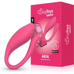  Розовое интерактивное виброяйцо Aria 
