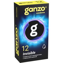  Супертонкие презервативы Ganzo Invisible 12 шт 