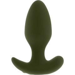  Анальная вибропробка The Colonel цвета хаки 10,2 см 