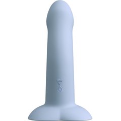  Голубой вибростимулятор на присоске Heart Guy 17 см 