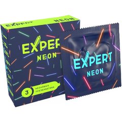  Светящиеся в темноте презервативы Expert Neon 3 шт 