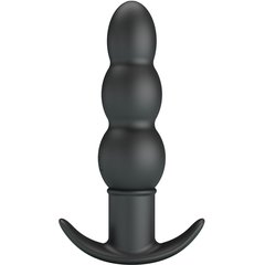  Черный анальный вибростимулятор Aeaeas 11 см 