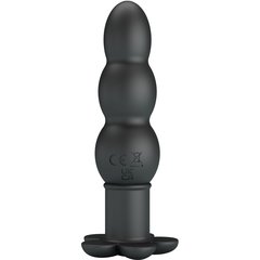  Черный анальный вибростимулятор Jadier 11 см 