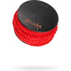  Красная веревка для шибари на катушке 5 м 